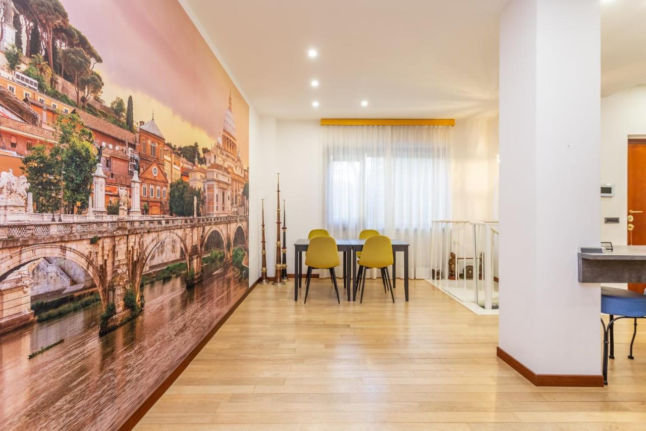 Апартаменты St Peter'S Spacious 4 Bdr With Private Parking Рим Экстерьер фото