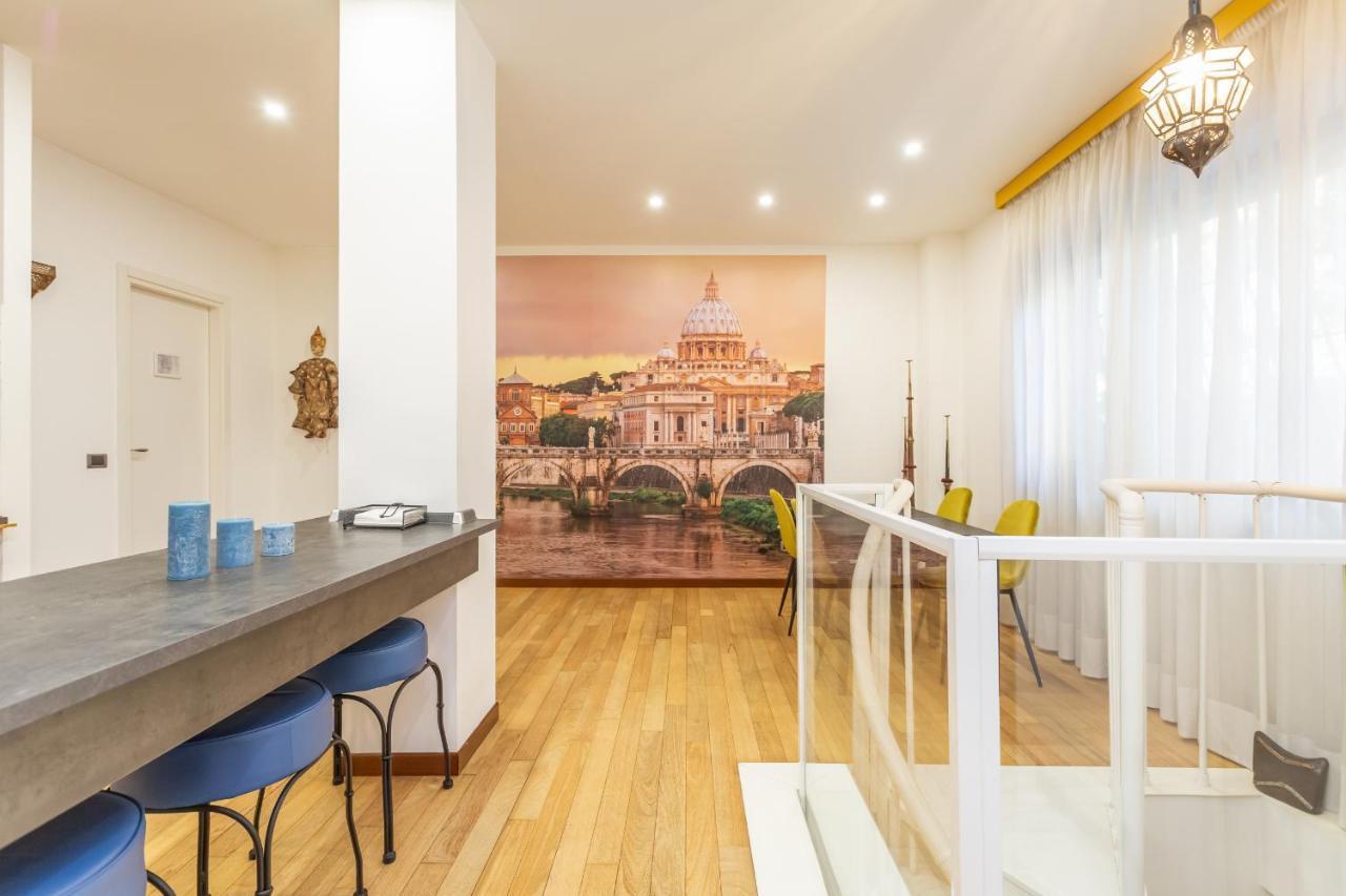 Апартаменты St Peter'S Spacious 4 Bdr With Private Parking Рим Экстерьер фото