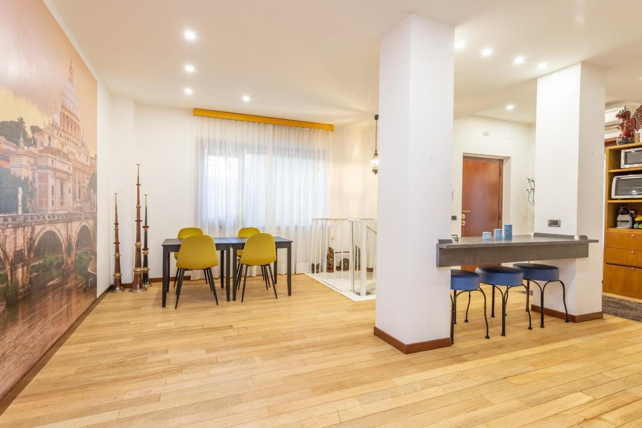 Апартаменты St Peter'S Spacious 4 Bdr With Private Parking Рим Экстерьер фото